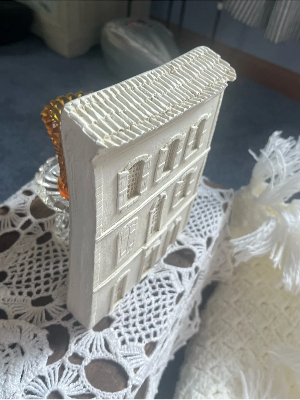 House Parts Antiqued Townhomes Building Plaque
